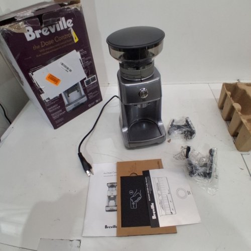BREVILLE THE DOSE CONTROL COFFEE-GRINDER - SILVER (MODEL: BCG400SIL) image 3