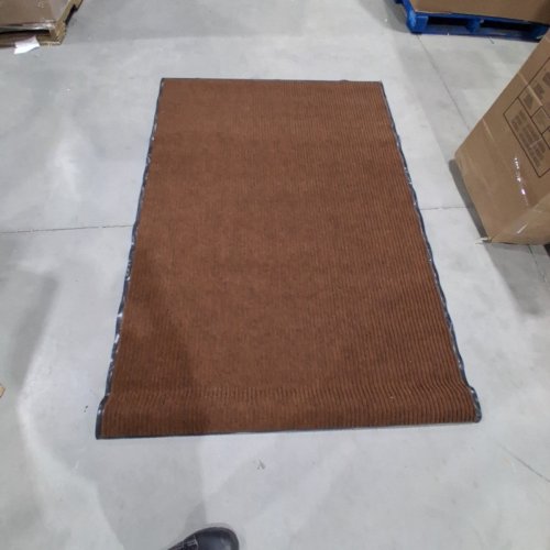 HOMEK ENTRANCE FRONT DOOR MAT - 48" X 72" - BROWN image 2