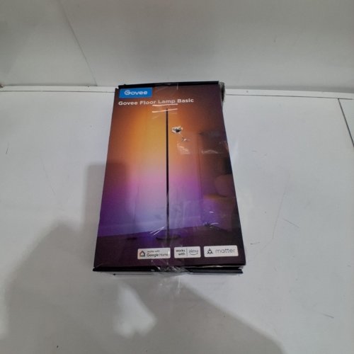 GOVEE RGBIC SMART CORNER FLOOR LAMP WITH REACTIVE MUSIC MODE - WORKS WITH ALEXA AND GOOGLE HOME - 80+ DYNAMIC SCENES - BLACK (MODEL: H6076A) image 4