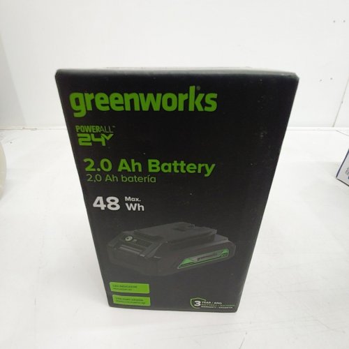 GREENWORKS 24V MAX LITHIUM ION BATTERY - 2AH - USB PORT VERSION (MODEL: LB24A020 / BAG708) image 2