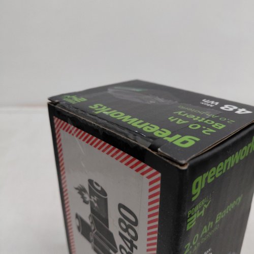 GREENWORKS 24V MAX LITHIUM ION BATTERY - 2AH - USB PORT VERSION (MODEL: LB24A020 / BAG708) image 3