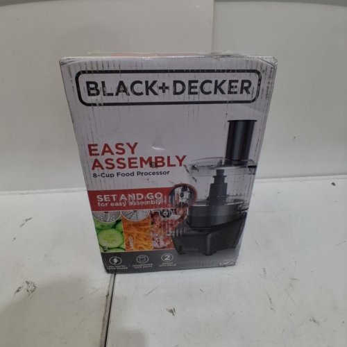 BLACK + DECKER 3-IN-1 FOOD PROCESSOR - 8 CUPS CAPACITY - BLACK (MODEL: FP4200BC) image 2