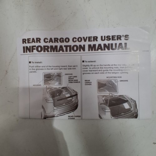 ITRIMS TRUNK CARGO COVER FOR HYUNDAI TUCSON 2015+ - BLACK image 3
