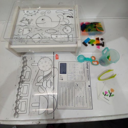 79PC BATTAT EDUCATION BRIGHT EXPLORER LIGHT BOX PLAYSET - AGES 3+ - MULTICOLOUR (MODEL: ‎BE3737Z) image 4