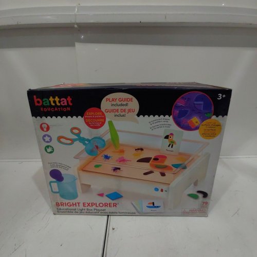 79PC BATTAT EDUCATION BRIGHT EXPLORER LIGHT BOX PLAYSET - AGES 3+ - MULTICOLOUR (MODEL: ‎BE3737Z) image 6