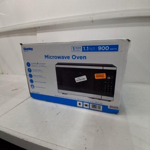 DANBY COUNTERTOP MICROWAVE WITH CHILD LOCK - 1.1 CU.FT. - BLACK STAINLESS STEEL (MODEL: DBMW1126BBS) image 5