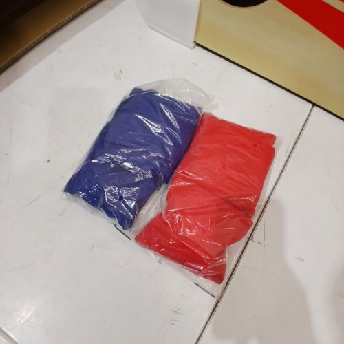 GOSPORTS PORTABLE SIZE CORNHOLE GAME SET WITH 6 BEAN BAG - 2FT X 1FT - WOOD/BLUE/RED (MODEL : CH-03-MDF-WOOD) image 3