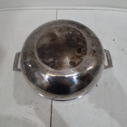 TRAMONTINA FRYING PAN WITH LID - 12" - STAINLESS STEEL image 4