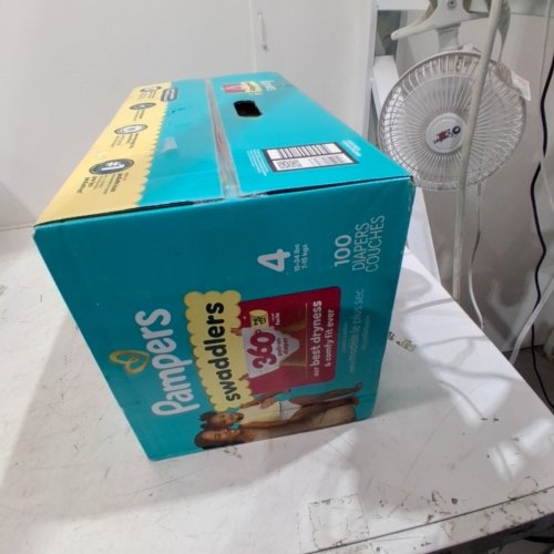 100PK PAMPERS SWADDLERS 100% LEAKPROOF DISPOSABLE BABY DIAPERS - SIZE 4 image 3