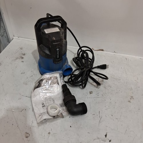 FOTING SUBMERSIBLE SUMP PUMP - 1 H/P - 2400GPH - 22FT POWER CORD - BLACK/BLUE (MODEL: Q300237A) image 4