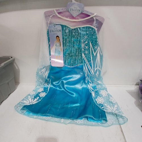 TODDLER DISNEY FROZEN SNOW QUEEN ELSA COSTUME DRESS - 4-6 - BLUE image 2