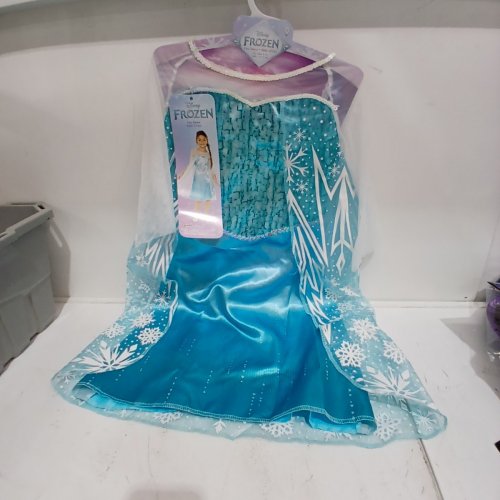 TODDLER DISNEY FROZEN SNOW QUEEN ELSA COSTUME DRESS - 4-6 - BLUE image 3