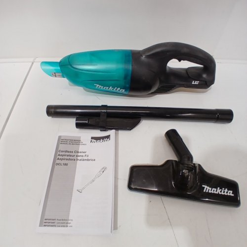 MAKITA 2-IN-1 LXT VACUUM CLEANER *TOOL ONLY* - 18V - BLACK/TEAL (MODEL: DCL180) image 2