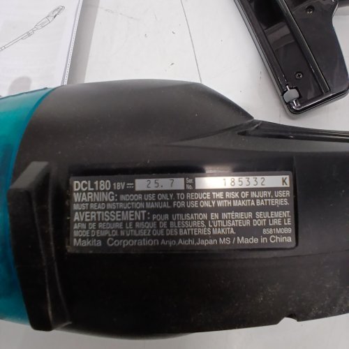 MAKITA 2-IN-1 LXT VACUUM CLEANER *TOOL ONLY* - 18V - BLACK/TEAL (MODEL: DCL180) image 6
