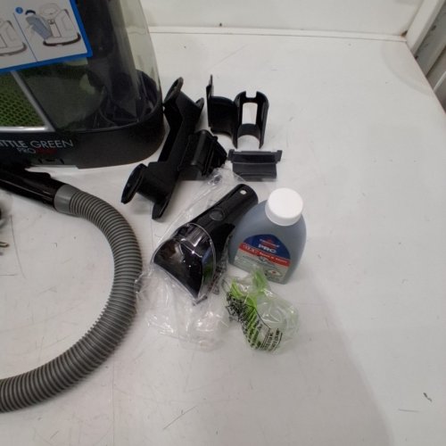 BISSELL LITTLE GREEN PORTABLE DEEP CLEANING VACUUM - 37OZ TANK MAX - GREEN/GREY (MODEL : 2513B) image 4