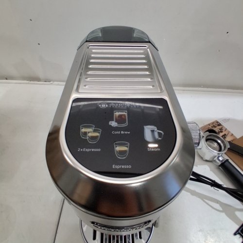 DEDICA DUO ESPRESSO MACHINE WITH COLD BREW - STAINLESS STEEL (MODEL: EC890M) image 2