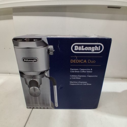DEDICA DUO ESPRESSO MACHINE WITH COLD BREW - STAINLESS STEEL (MODEL: EC890M) image 9