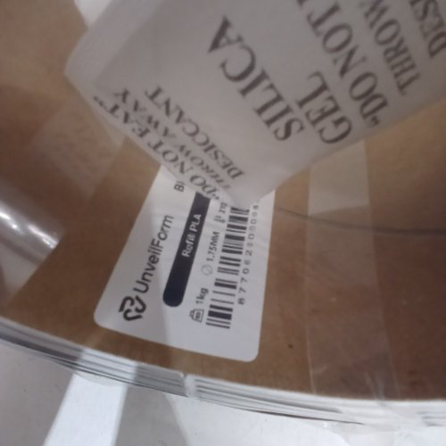 UNVEIL FORM 3D PRINTER PLA FILAMENT REFILL - 1.75MM - 1KG - BLACK image 3