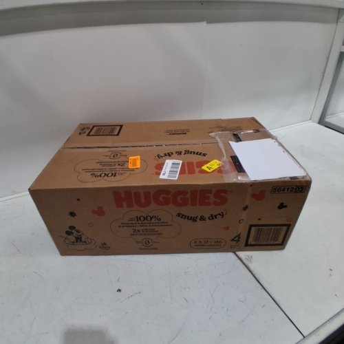 186PK HUGGIES SNUG AND DRY DIAPERS - SIZE 4 image 2
