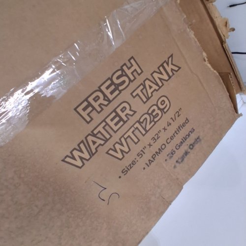 ICON FRESH WATER TANK FOR RVS- 51" X 32" - WHITE (STYLE: WT1239) image 2