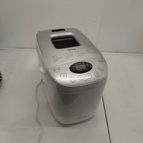 MOOSOO AUTOMATIC 15-IN-1 NON STICK CERAMIC BREAD MAKER - 3.5LBS - SILVER (MODEL: BM8901) image 4