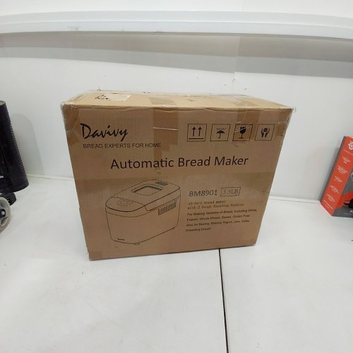 MOOSOO AUTOMATIC 15-IN-1 NON STICK CERAMIC BREAD MAKER - 3.5LBS - SILVER (MODEL: BM8901) image 5