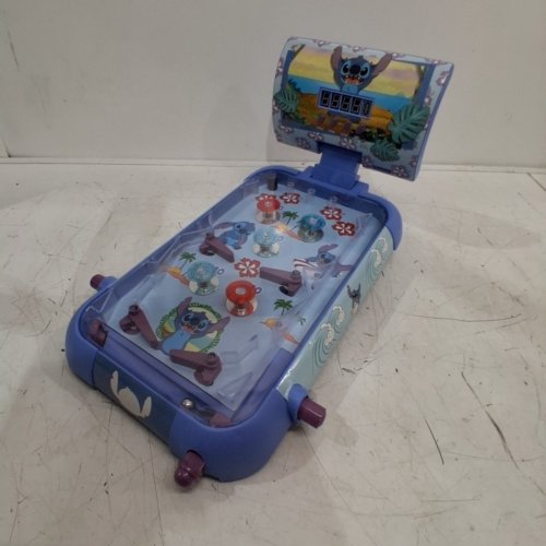 LEXIBOOK KID'S DISNEY LILO AND STITCH ELECTRONIC PINBALL TABLE WITH LCD SCREEN, LIGHT AND SOUND EFFECTS - BLUE/PURPLE/RED (MODEL: JG610D) image 5