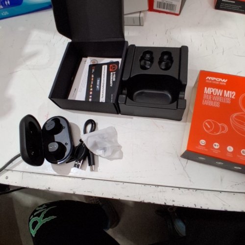 MPOW TRUE WIRELESS BLUETOOTH EARBUDS - BLACK (MODEL: BH463A) image 3