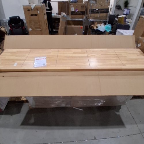 TRINITY PRO WOOD TOP - 84" X 19" - NATURAL WOOD (MODEL: TSNLNA-7299) image 3