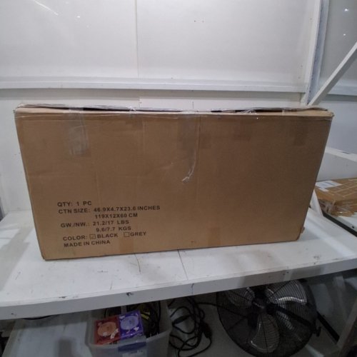 PATIO DECK STORAGE BOX - 75GAL - 46" X 21" X 21.6" - BLACK - (MODEL: CW322A) image 4