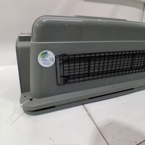 PETMATE SKY KENNEL CARRIER FOR PETS - 28"- 25-30 LBS - GREY (MODEL: 00200) image 5