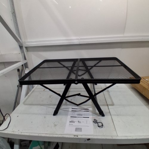 RAYNESYS FOLDABLE GRILL TABLE WITH MESH - 35.4" L X 23.6" - BLACK (MODEL: P723314180076) image 2