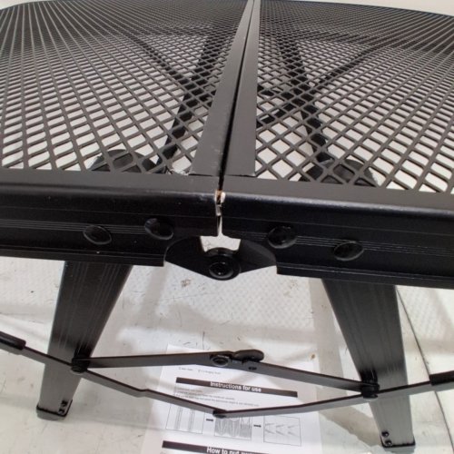 RAYNESYS FOLDABLE GRILL TABLE WITH MESH - 35.4" L X 23.6" - BLACK (MODEL: P723314180076) image 3