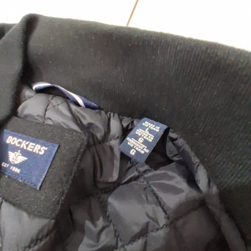 MEN'S DOCKERS HENRY WOOL BLEND TOP COAT - LARGE - BLACK (STYLE: DM9RP993BLK) image 3