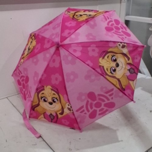 PAW PATROL KIDS UMBRELLA- PINK/SKYE image 4