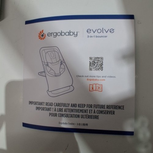 ERGOBABY EVOLVE 3-IN-1 BOUNCER - CHARCOAL GREY (MODEL: EVLBNCCHRGRYNA) image 3