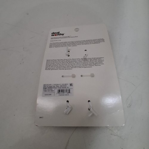2PK DEALWORTHY FAST CHARGING USB-C TO LIGHTNING CABLES - 3FT EACH - WHITE image 3