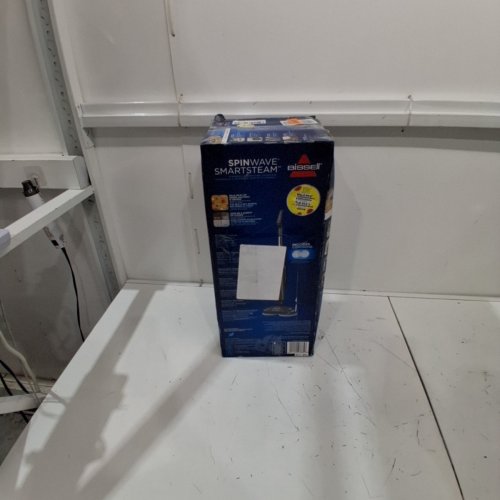 BISSELL SPINWAVE SMARTSTEAM SCRUBBING & SANITIZING SPIN MOP - 1380W - GREY/BLUE (MODEL: 3712C) image 5