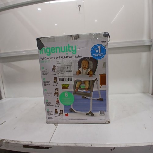 INGENUITY FULL COURSE CONVERTIBLE 6-IN-1 HIGH CHAIR - ASTRO (MODEL: 13108) image 6