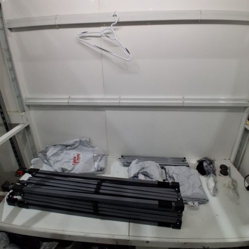MASTERCANOPY POP-UP EASY SETUP OUTDOOR CANOPY WITH NETTING SCREEN WALLS - 10FT X 10FT - WHITE/GREY (MODEL: AJ15) image 3