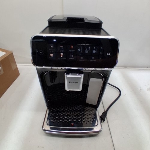PHILIPS 3300 SERIES ULLY AUTOMATIC ESPRESSO MACHINE WITH LATTEGO MILK SYSTEM AND INTEGRATED GRINDER - GLOSSY BLACK (MODEL:EP3341/50) image 5