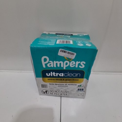 6PK PAMPERS FRAGRANCE FREE ULTRACLEAN BABY WIPES - 468 WIPES; 7 X 6.7" image 5