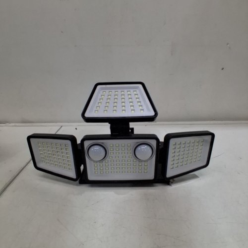 2PK LYWALT SOLAR MOTION SENSOR FLOOD LIGHT | 3000 LM, 270° ANGLE | COVERS 1600 SQ. FT - BLACK image 3