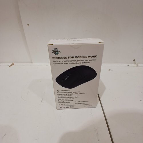 GIZDOT M1 WIRELESS ERGONOMIC MOUSE, 3 DPI LEVELS & JIGGLER MODE - BLACK (MODEL: MASTER SERIES M1) image 3