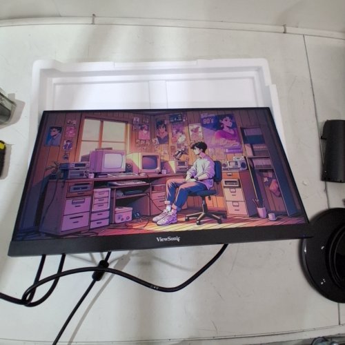 VIEWSONIC FULL HD 1080P MONITOR WITH 100HZ, FREESYNC, ULTRA-THIN BEZEL, EYE CARE, HDMI, VGA INPUTS FOR HOME OR OFFICE- 22"- (MODEL: VA2247-MH) image 2