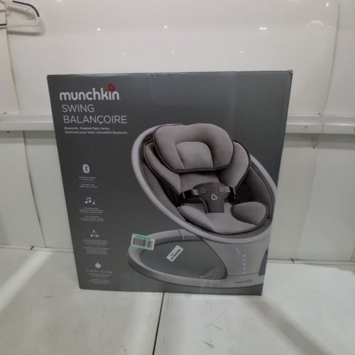 INFANT MUNCHKIN SMART SWING WITH BLUETOOTH - WHITE/GREY - (MODEL: MKCA0788 REV 1 ) image 5