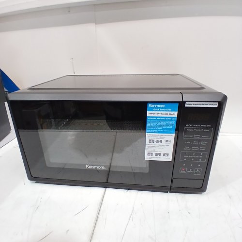 KENMORE COUNTERTOP MICROWAVE - 1.1 CU FT - BLACK (MODEL: KMCMF211BK10) image 3