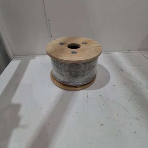 KALLSDY STAINLESS STEEL WIRE ROPE CABLE - 3/16" X 500FT - 3700 LBS BREAKING STRENGTH - 1230 LBS CAP - SILVER image 3