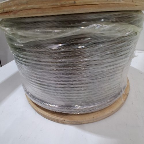 KALLSDY STAINLESS STEEL WIRE ROPE CABLE - 3/16" X 500FT - 3700 LBS BREAKING STRENGTH - 1230 LBS CAP - SILVER image 4