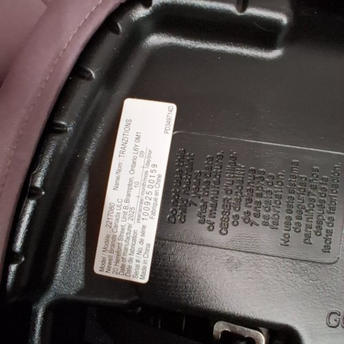 GRACO TRANZITIONS 3-IN-1 LIGHTWEIGHT ADJUSTABLE HEIGHT HARNESS BOOSTER CAR SEAT WITH CUP HOLDERS - 100LB MAX WEIGHT - ELOISE PURPLE (MODEL: 2217080) image 2